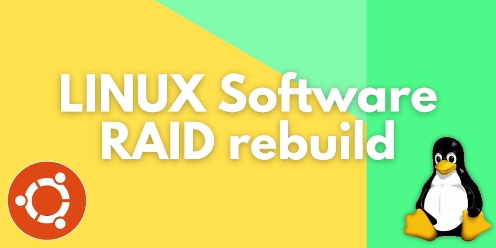 Linux Software Raid Festplatte ausgefallen / Raid Rebuild