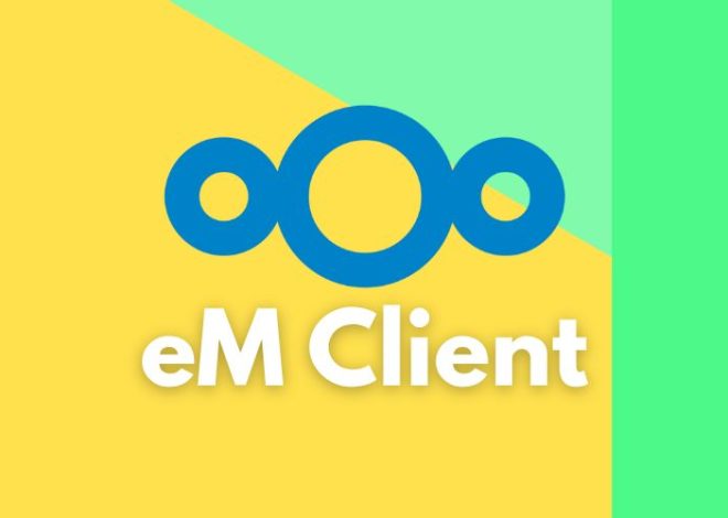 Dateianhänge als Link: eM Client & Nextcloud