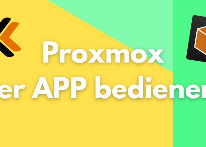 Proxmox Server bequem mit dem iPad und ProxMate verwalten