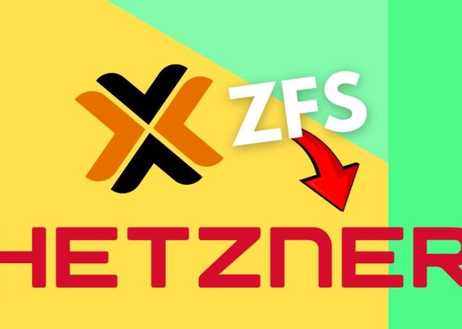 Proxmox ZFS auf Hetzner Server installieren