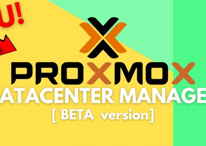 Proxmox Datacenter Manager BETA Release